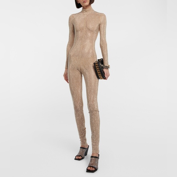 Like new Stella McCartney Diamanté Lace Bodysuit $4,725 - Picture 6 of 16